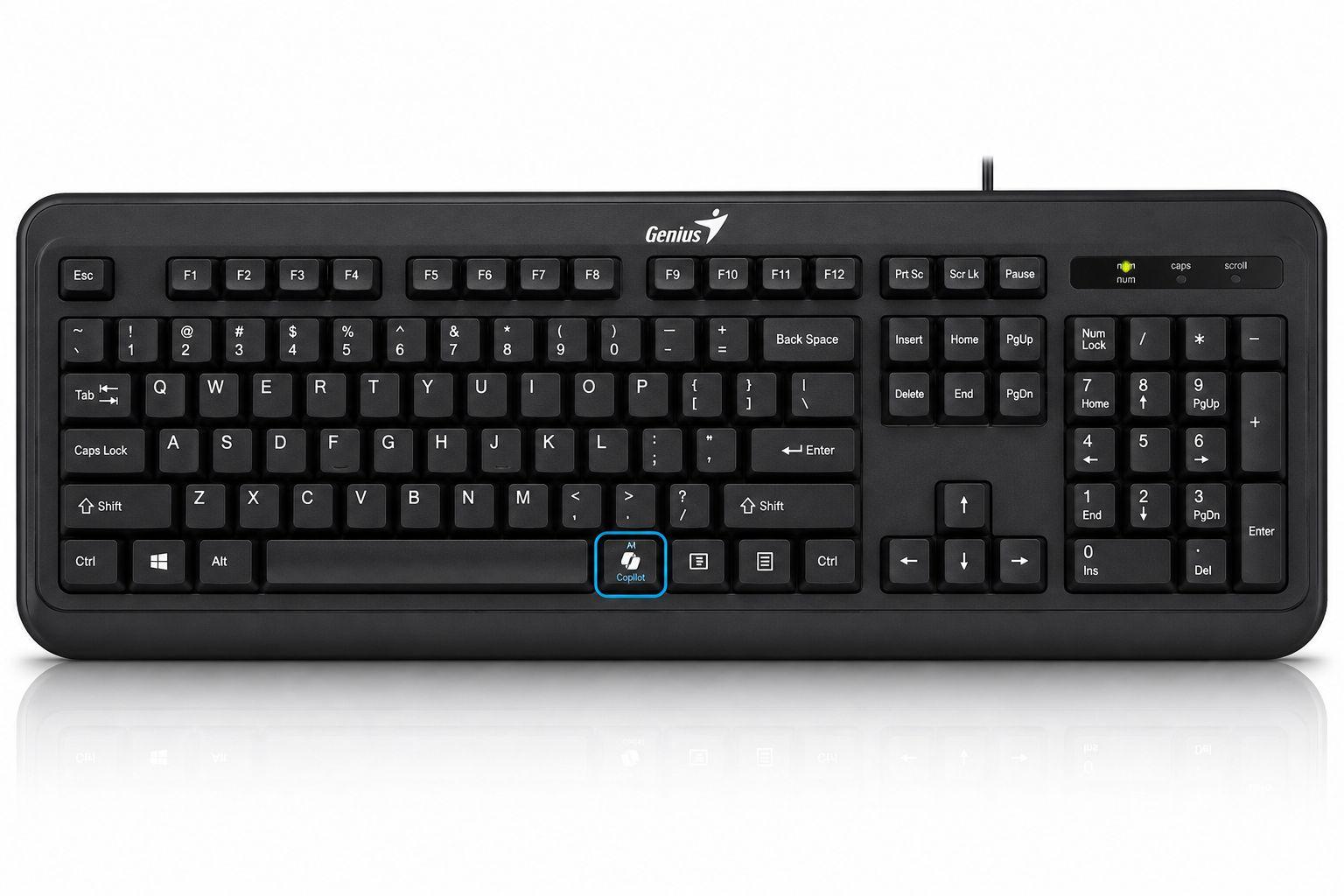 Teclado Genius KB-118 II Copilot USB Multimedia 4