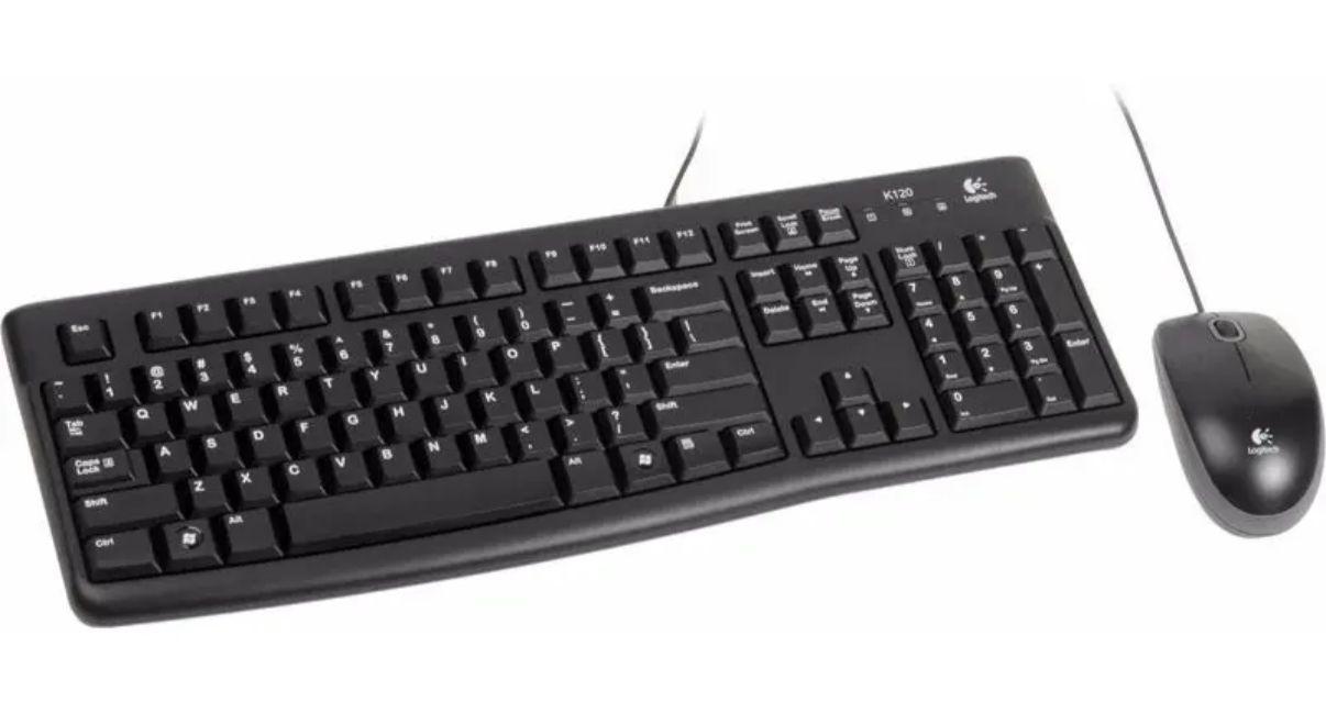 Logitech MK120 – Combo Teclado y Mouse USB 2