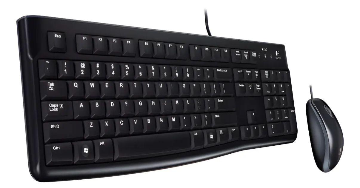 Logitech MK120 – Combo Teclado y Mouse USB 3