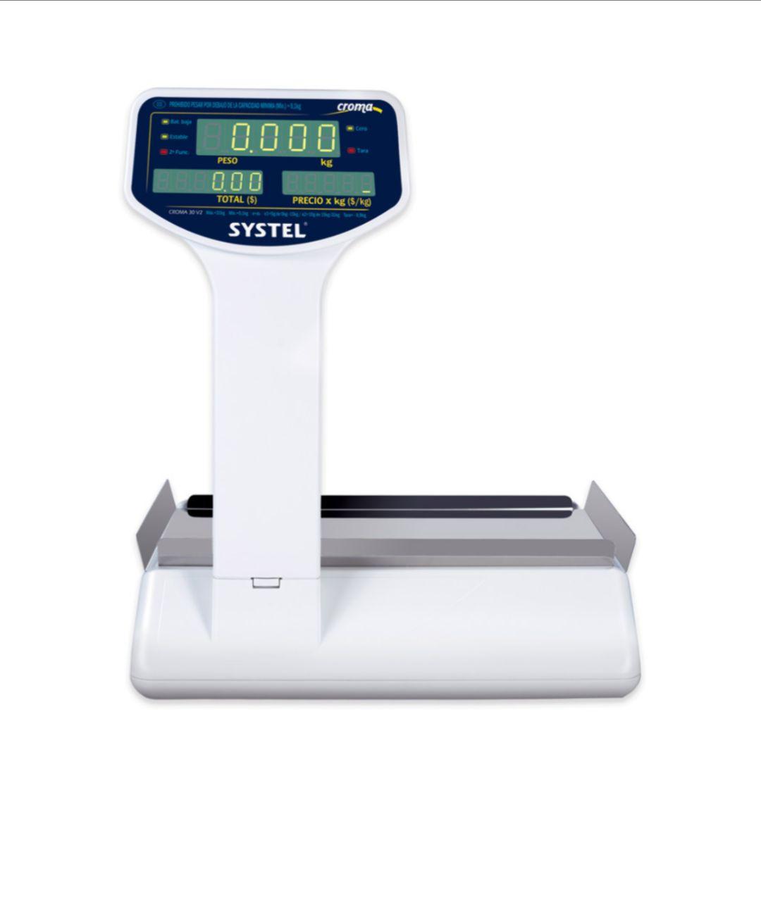 Balanza Electrónica Systel Croma 31kg – Comercial Digital