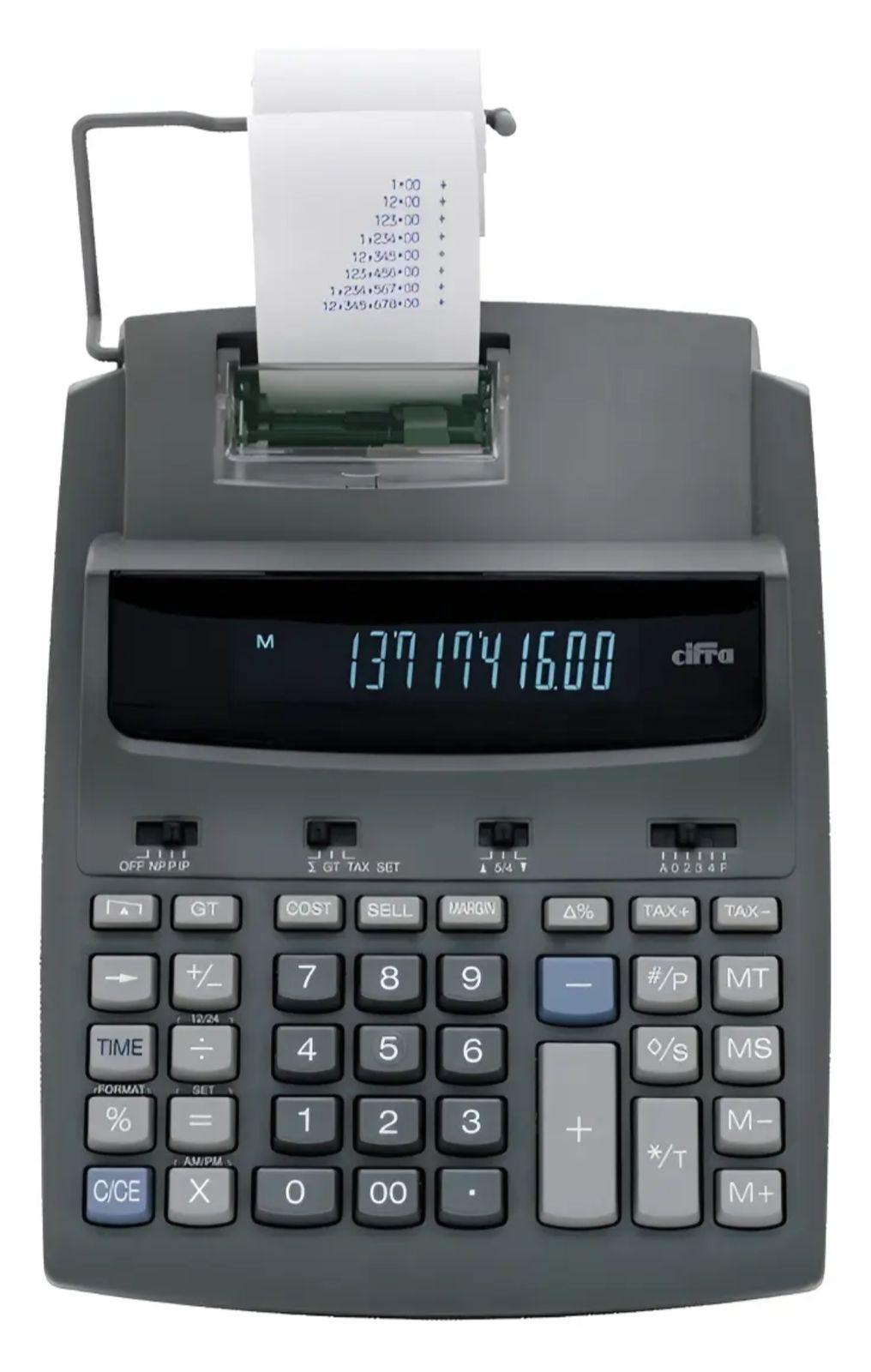 Calculadora Electrónica Cifra PR 255T – 12 Dígitos con Impresor Térmico