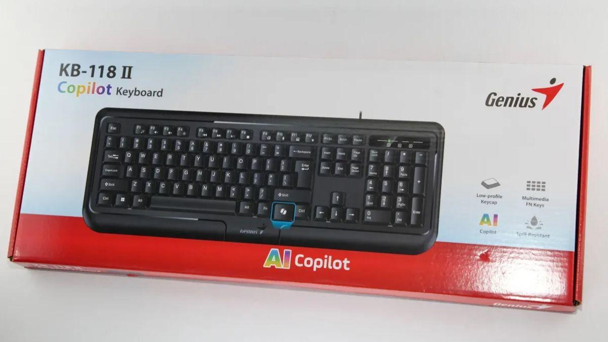 Teclado Genius KB-118 II Copilot USB Multimedia