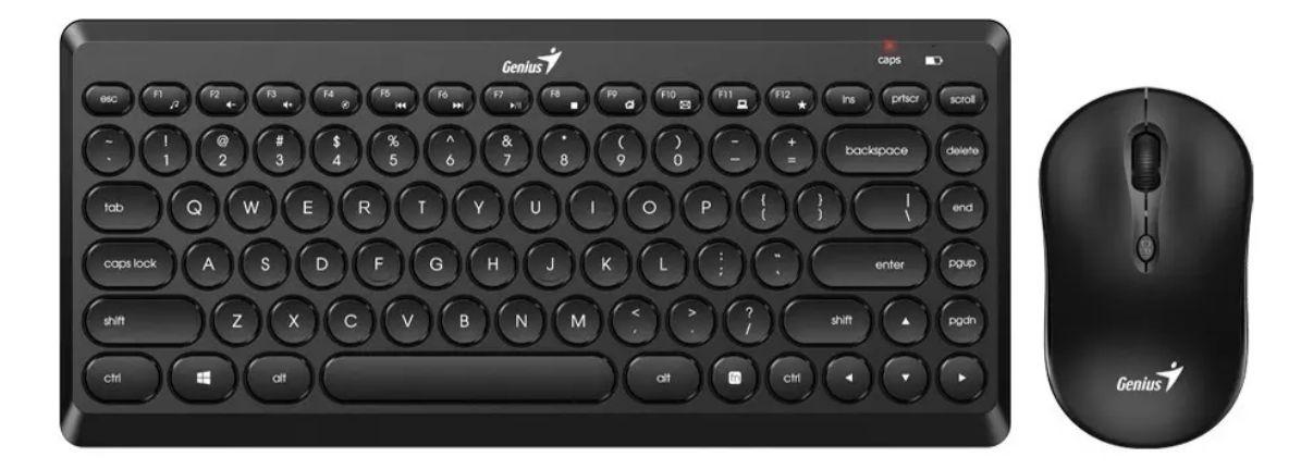 Genius LuxeMate Q8000 – Combo Teclado y Mouse Inalámbrico