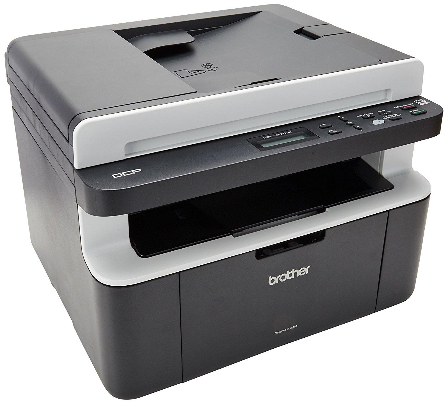 Impresora laser multifunción monocromática Brother DCP-1617nw con wifi