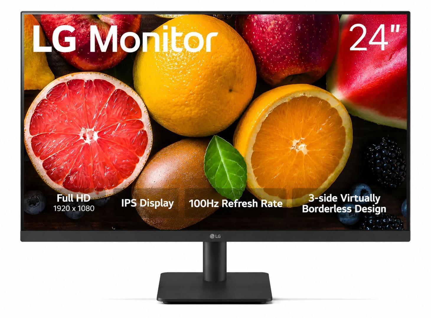 Monitor LG 24” MS500 Borderless Full HD 100Hz IPS