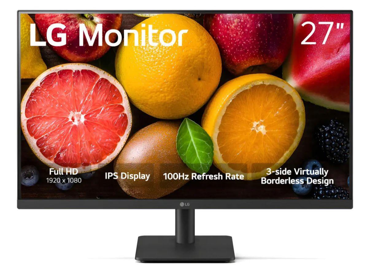 Monitor LG 27” MS500 Borderless Full HD 100Hz IPS