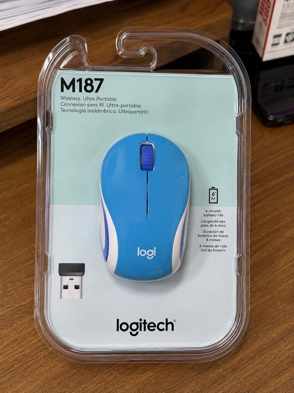 Mouse Inalámbrico Logitech M187 Ultra Portable